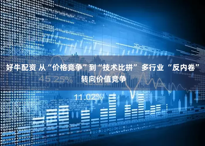 好牛配资 从“价格竞争”到“技术比拼” 多行业 “反内卷” 转向价值竞争